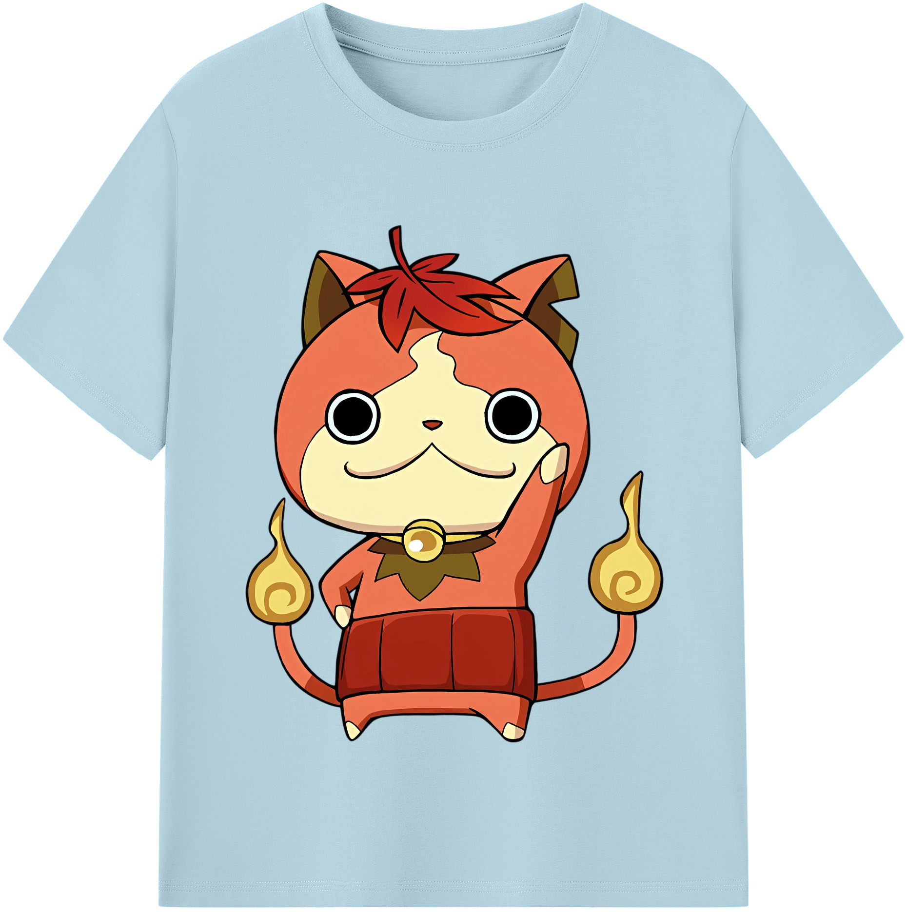 （画像用） 妖怪ウォッチ Yo-kai Watch 綿100％半袖Tシャツ（フロントプリント）